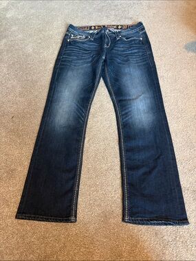 Rock Revival Vivian easy straight jeans Women’s size 31/12